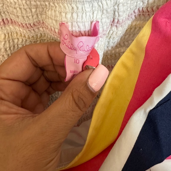 Lilly Pulitzer dress . Strapless . Size 10 - Picture 3 of 7